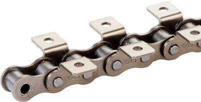 Łańcuch rolkowy standardowy z zabierakiem DIN 8187 jednorzędowy 3/4”x7/16”, zabierak  K1/02