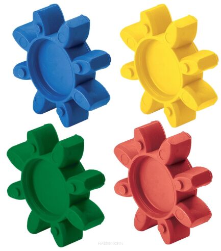 Element elastyczny sprzęgła bezluzowego kłowego TRASCO®  AES 42 R 98 Shore A