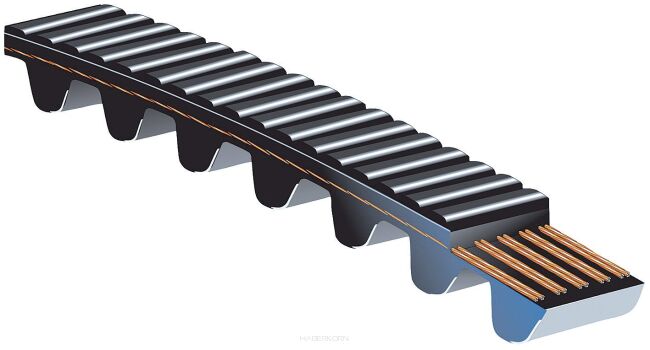 Pas zębaty poliuretanowy Poly Chain GT2 PC2 14MGT 1890 90, Z135