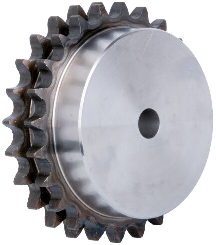 Koło łańcuchowe z piastą hartowane zęby dwurzędowe 3/8''''x7/32'''' Z14