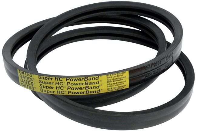 Pas klinowy Super HC® PowerBand® wąskoprofilowy, zespolony, owijany SPC 4000/4 