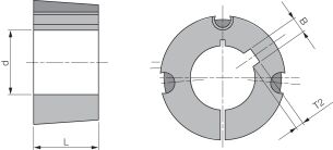 Tuleja mocująca Taper Lock® typ 1108/28 - 2