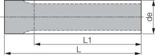 Wałek zębaty stalowy L Z14 L160mm - 2