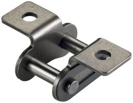 Spinka łańcucha rolkowego standardowego z zabierakiem DIN 8187 jednorzędowa 3/4”x7/16”, zabierak  K1