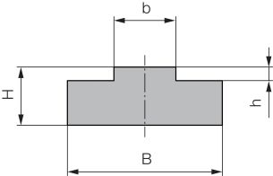 Prowadnica łańcucha rolkowego jednorzędowego profil 1, 1”x17,02mm - 2