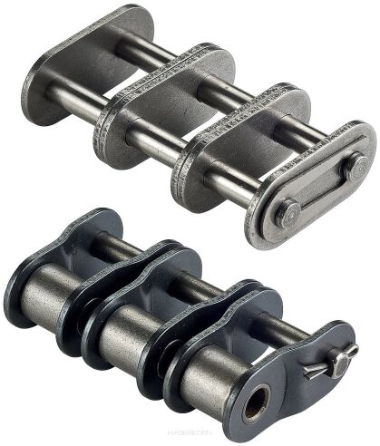 Półspinka łańcucha standardowego z prostymi płytkami DIN 8187 trzyrzędowa 1”x17,02mm