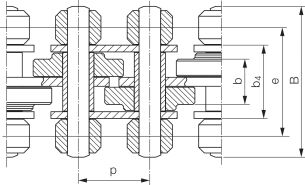 Łańcuch akumulacyjny IWIS L 88 SFK/B27/16mm - 2