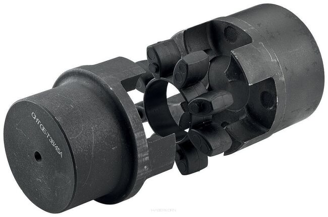 Piasta sprzęgła kłowego TRASCO® krótka, żeliwna GRMP 100/110 A