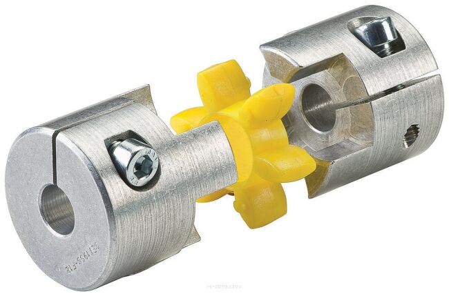 Piasta sprzęgła bezluzowego kłowego TRASCO® zaciskowa, aluminiowa GESM 9 F9