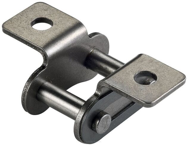 Spinka łańcucha rolkowego standardowego z zabierakiem DIN 8187 jednorzędowa 1”x17,02mm, zabierak  K1