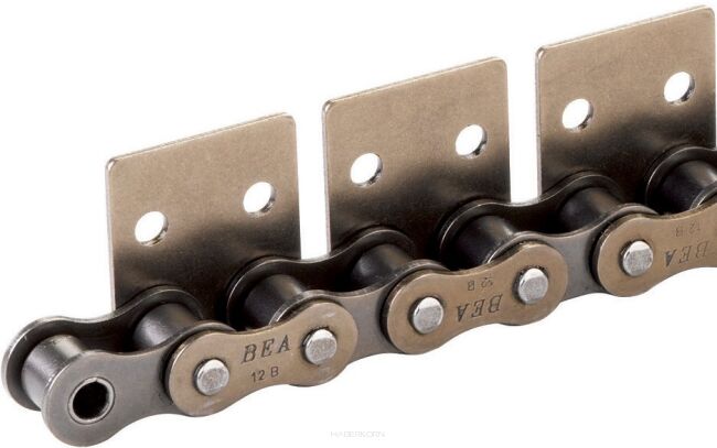 Łańcuch rolkowy standardowy z zabierakiem DIN 8187 jednorzędowy 1”x17,02mm, zabierak  M2/02