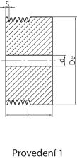 Koło pod pasy klinowe wielorowkowe, pod Taper Lock® PBY100J4 TL1610 - 2