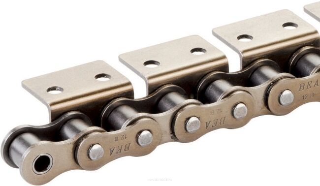 Łańcuch rolkowy standardowy z zabierakiem DIN 8187 jednorzędowy 1”x17,02mm, zabierak  A2/02