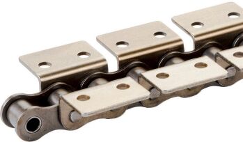 Łańcuch rolkowy standardowy z zabierakiem DIN 8187 jednorzędowy 5/8”x3/8”, zabierak  K2/02