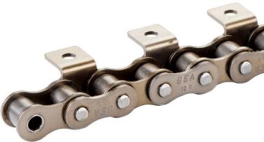 Łańcuch rolkowy standardowy z zabierakiem DIN 8187 jednorzędowy 1”x17,02mm, zabierak  A1/02