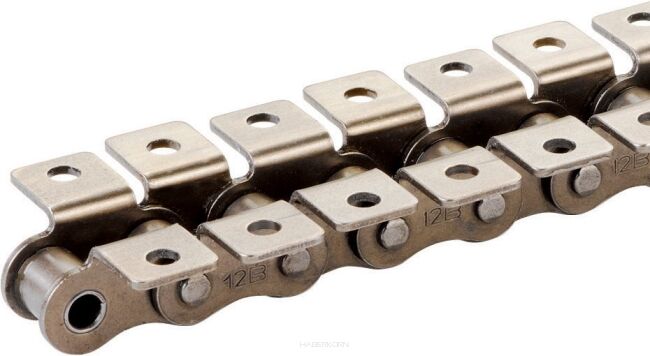 Łańcuch rolkowy standardowy z zabierakiem DIN 8187 jednorzędowy 3/8”x7/32”, zabierak  K1/01