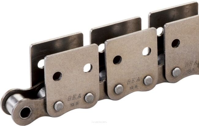 Łańcuch rolkowy standardowy z zabierakiem DIN 8187 jednorzędowy 3/4”x7/16”, zabierak  MK2/02