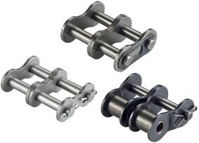 Półspinka łańcucha rolkowego ekonomicznego DIN 8187 dwurzędowa 1 1/4”x3/4”