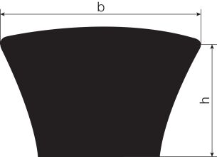 Pas klinowy Hi-Power® klasyczny owijany C 84 22x2134Li - 2