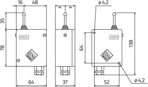 Wyłącznik elektromechaniczny EM1 - 3