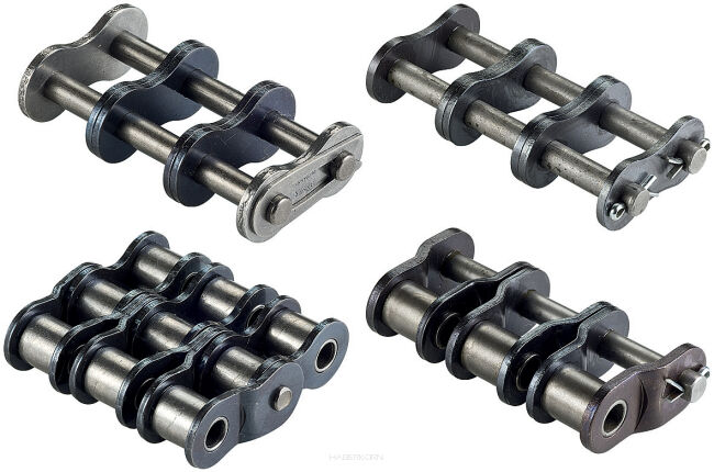 Półspinka łańcucha rolkowego IWIS DIN 8187 trzyrzędowa 1”x17,02mm