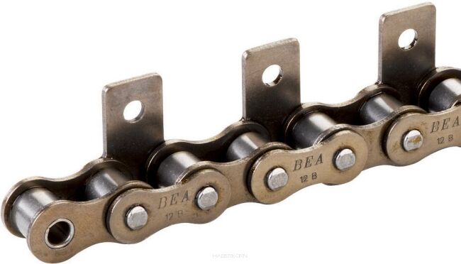 Łańcuch rolkowy standardowy z zabierakiem DIN 8187 jednorzędowy 3/4”x7/16”, zabierak  M1/02